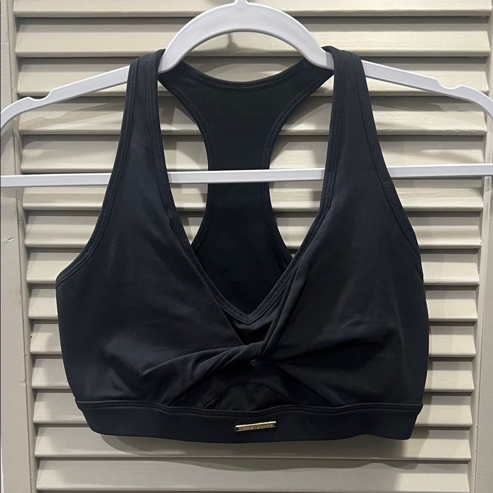 Gymshark X Whitney Simmons Black Mesh Sports Bra